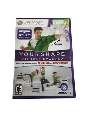 MICROSOFT XBOX 360 KINECT YOUR SHAPE FITNESS EVOLVED GAME MANUAL INCLUDED